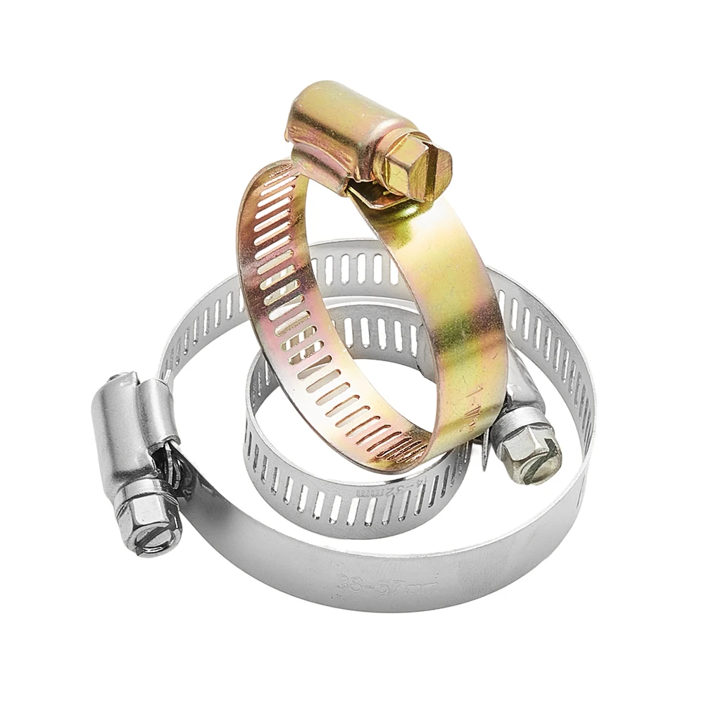 Wholesale Price Custom Sizes Galvanized Steel American Hose Clamp for Rubber Pipe