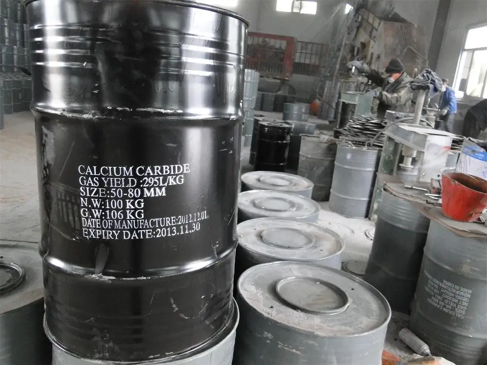 Calcium Carbide 25-50mm Min Gas Yield 295l/Kg Size 50-80mm / Calcium Carbide bulk sales