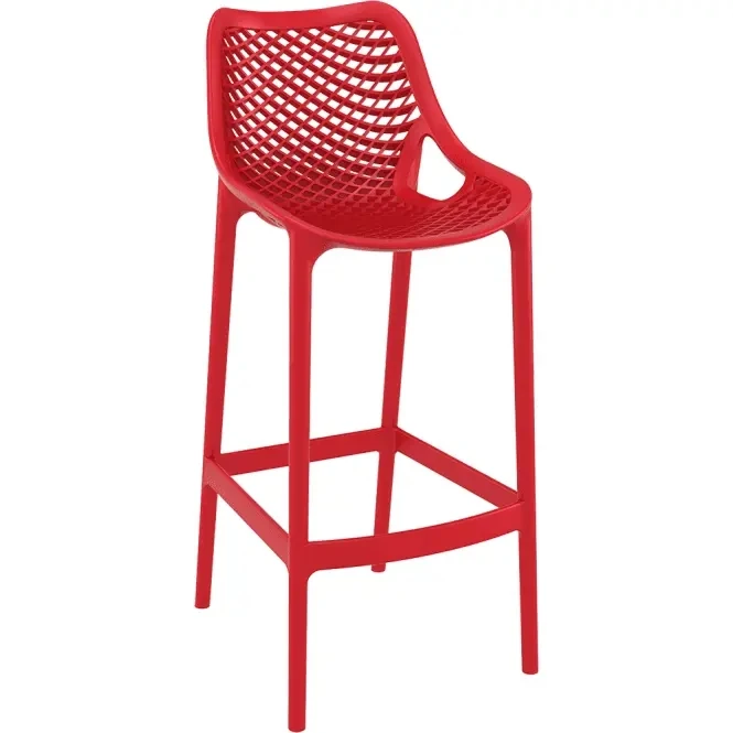 China supplier Modern Mesh restaurant Chair Wholesale  Dining Room barstools Home Furniture Design Plastic Classic Style Chair