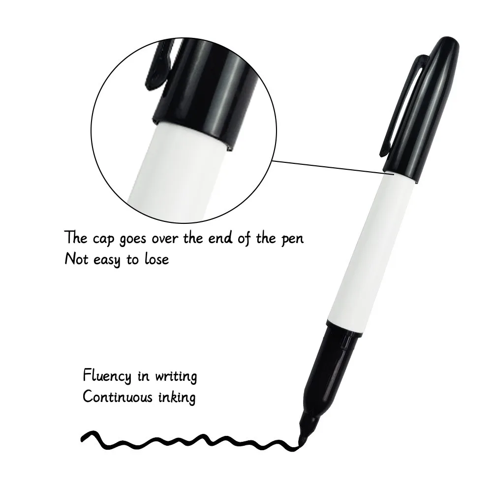 Water-soluble marker 1MM water-based erasable film pen Plastic plate pen