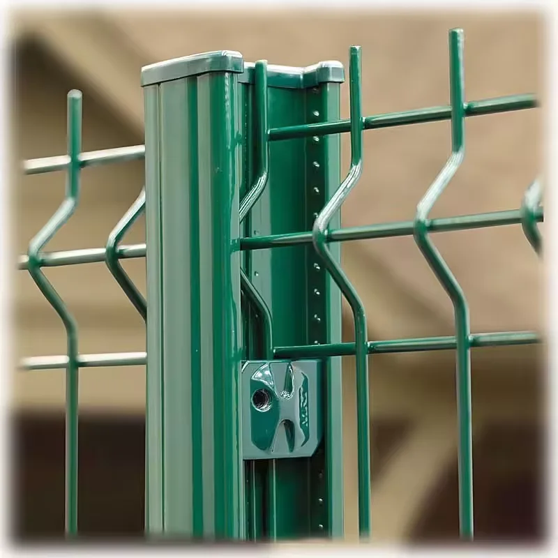 Factory price 6x6 sustainable use pvc coated welded wire mesh bending 3d security garden fence for sale