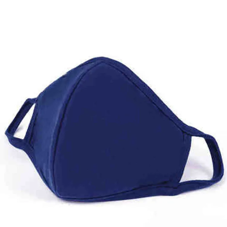 Черная Тканевая маска для лица хлопковая многоразовая гражданских лиц