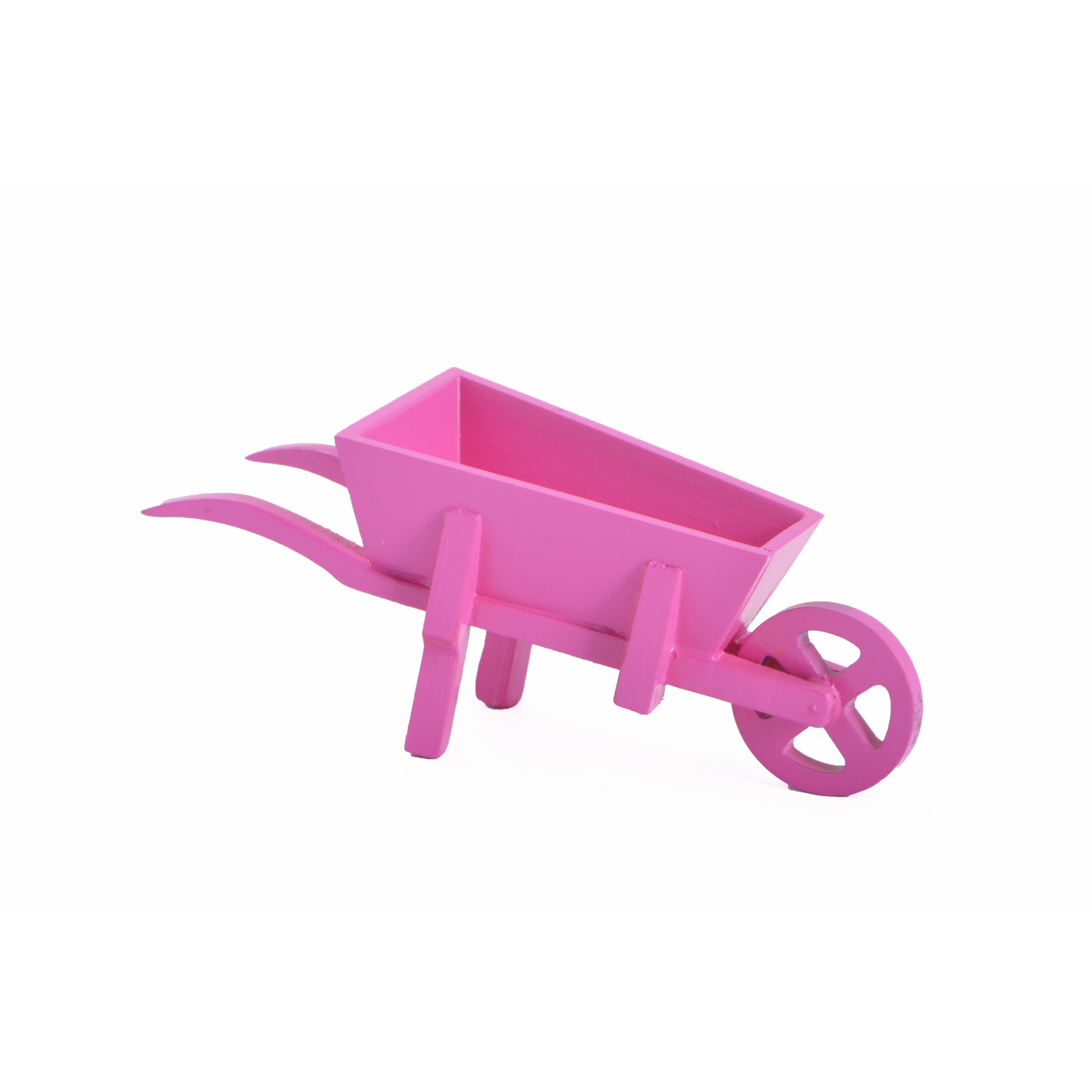 Doll House accessories 1:12 Wooden wheelbarrow Outdoor Garden Miniature Furniture Ornaments