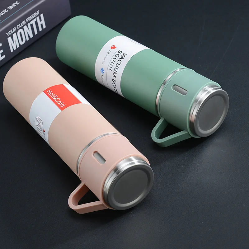 500ml businless corporate termo 3pcs double wall stainless steel travel vacuum flask cup gift set thermo manufacturers