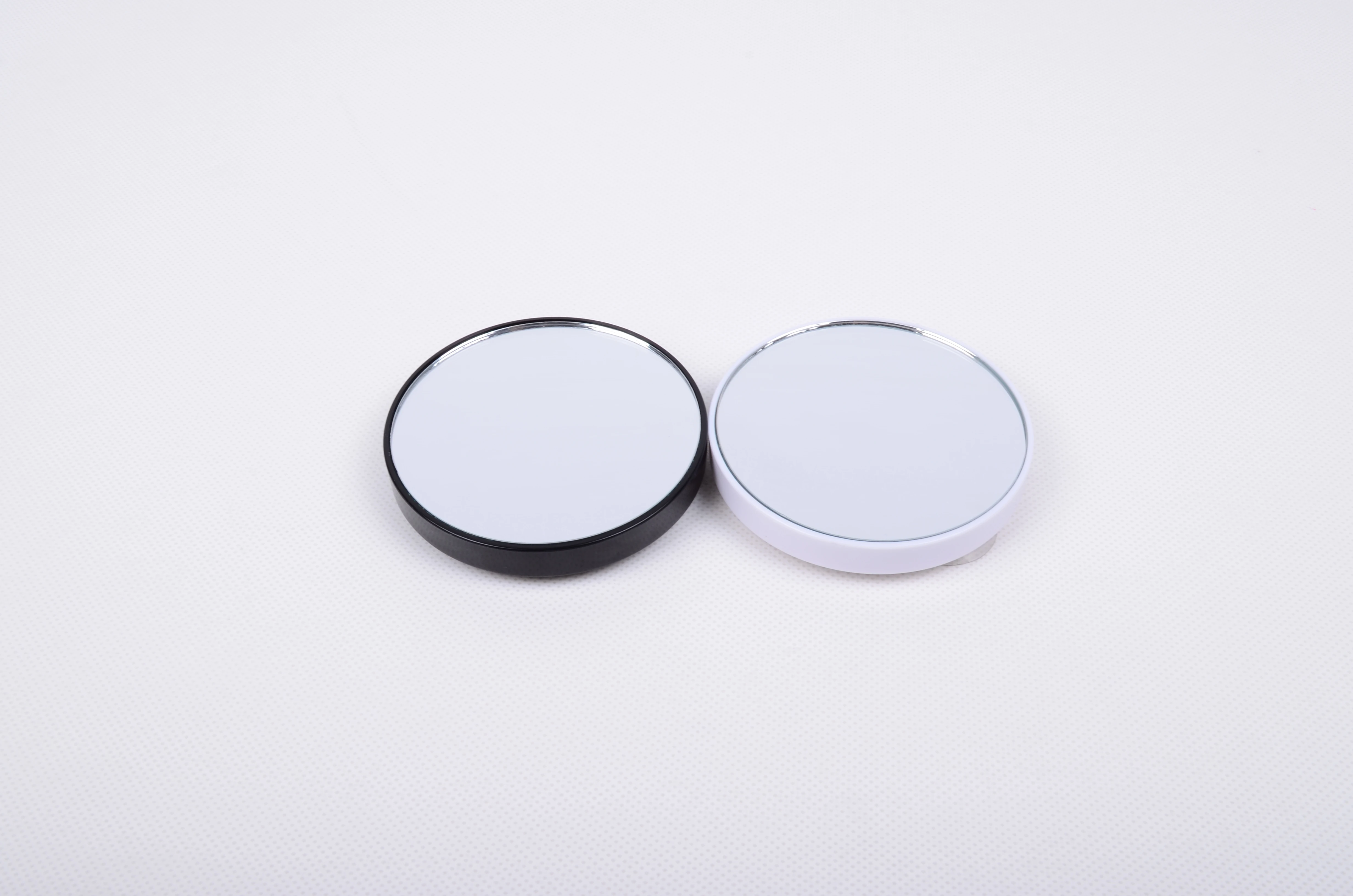 5X 7X 10x Custom Single Side Magnifying Mirror Small Round  Mirror With 2PCS Suction Cup Cosmetic Pocket Makeup Mirror no lights