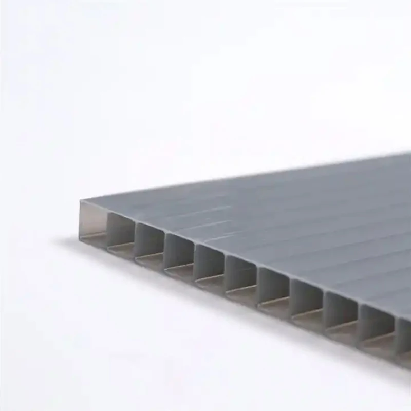 New crystal 8mm plastic panel Cellular polycarbonate sheet hollow polycarbonate sheet
