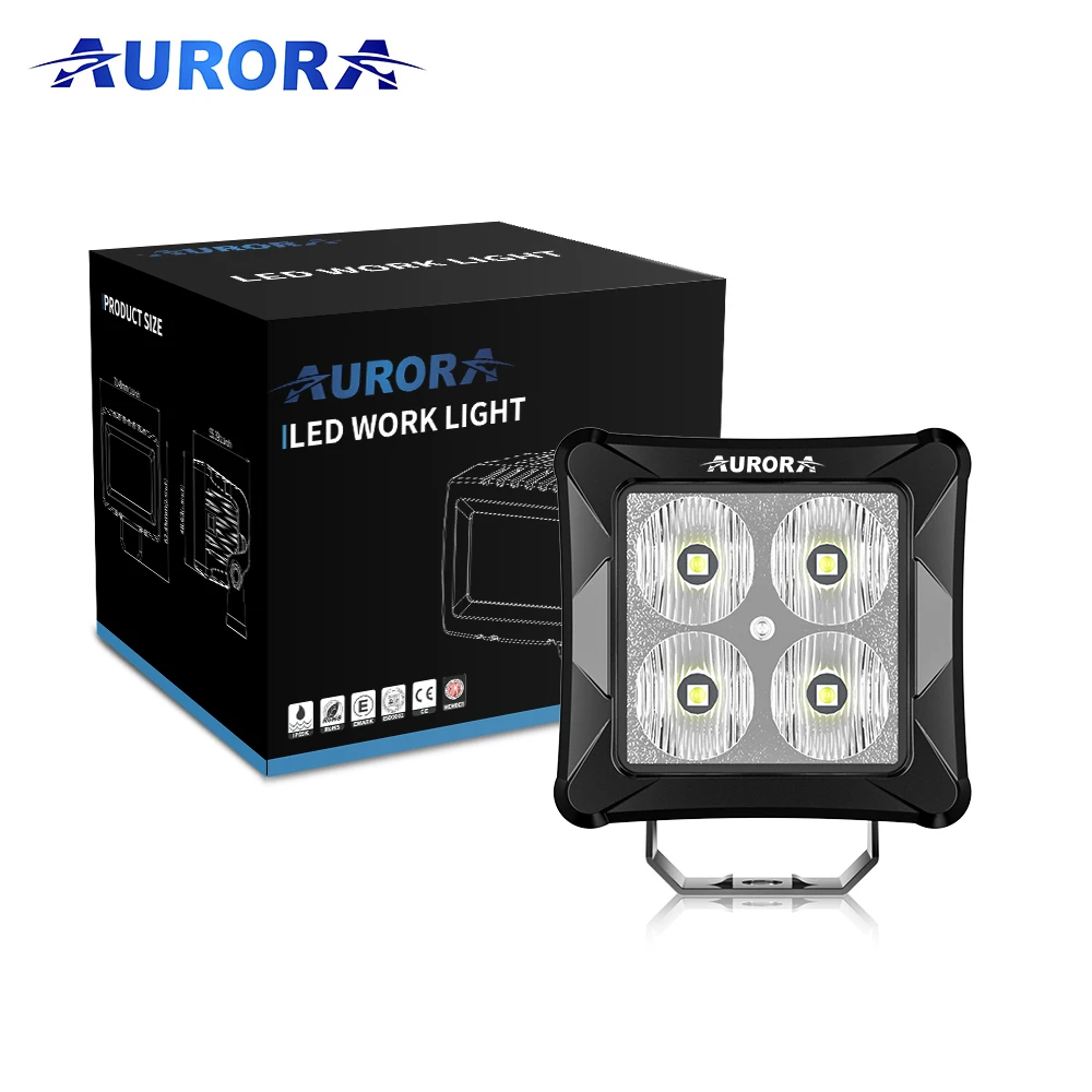 AURORA New Screwless 2 inch cube light ce emark waterproof led work light 12v