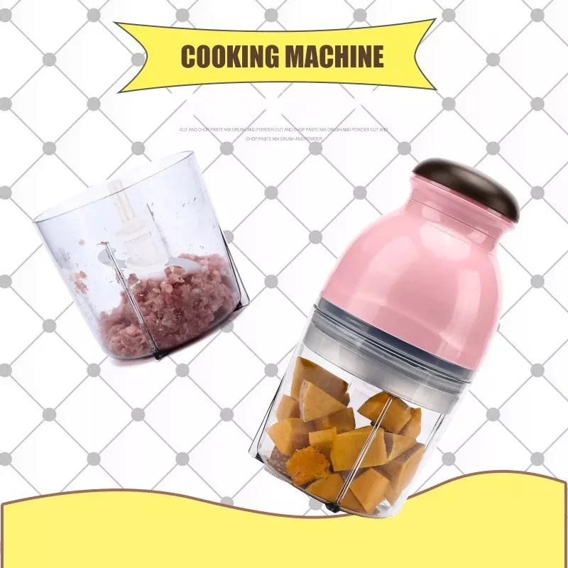 Household Mini Baby Food Processor Electric Multi-function Meat Grinder Blender Chopper