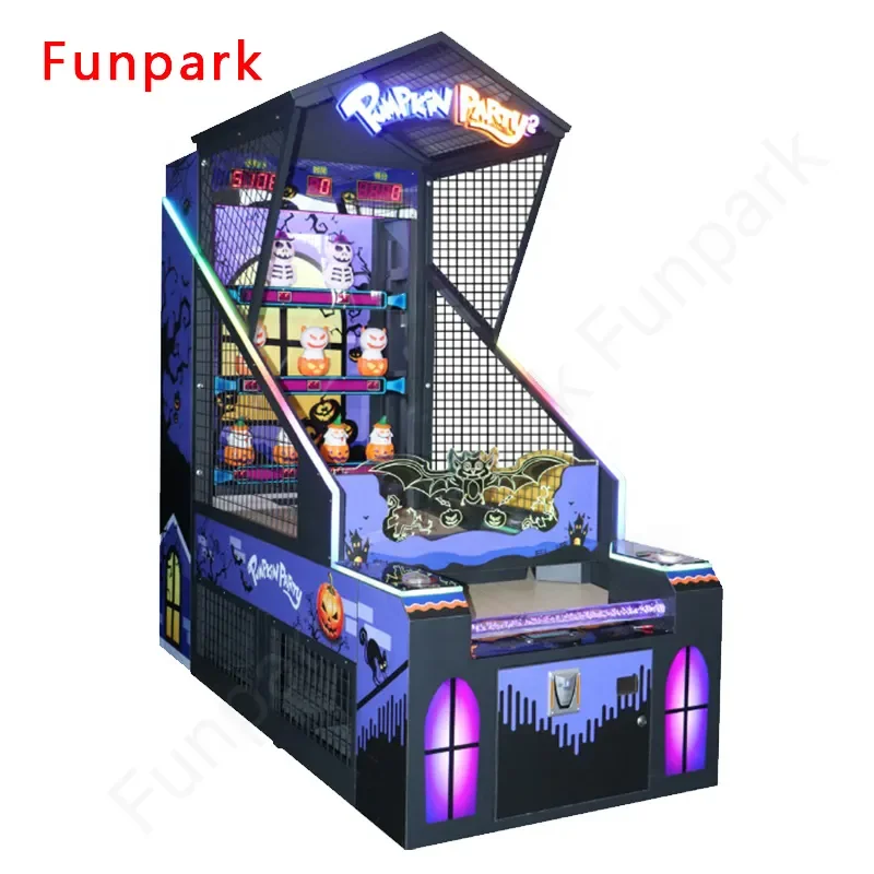 Factory Direct Sale Coin Operated Games Throw Balls Ticket Redemption Pumpkin Party 2 Redemption Game Machine