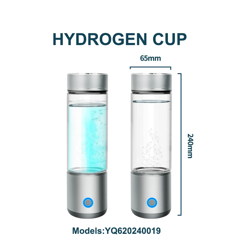 SPE PEM Water Electrolysis High Concentration Oxygen Separation Hydrogen Water Bottle