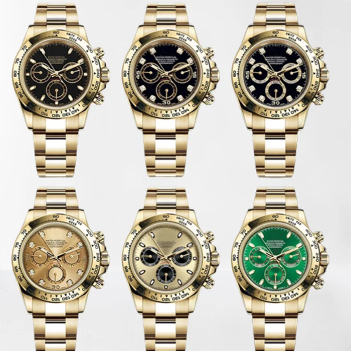 Top Quality Sapphire Glass Waterproof Automatic Movement Luminous Automatic Mechanical Chronograph Watches