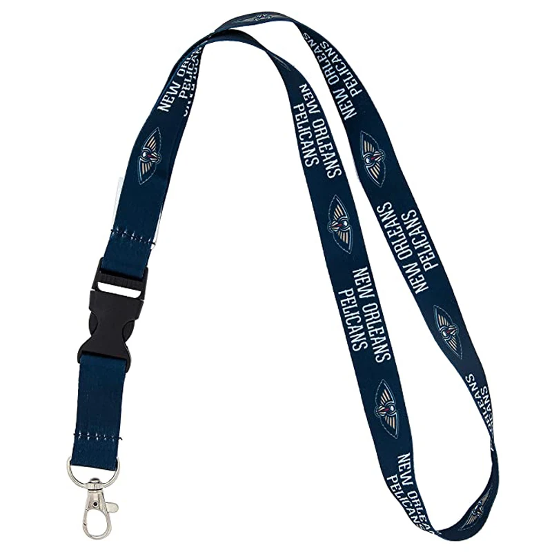 High quality polyester lanyard all 30 basketball team NBA lanyard Oklahoma City Thunder lanyard with custom