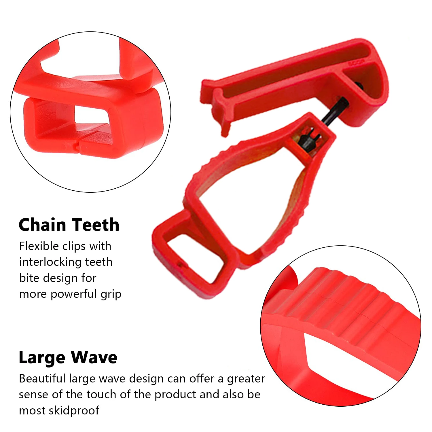 GLOVEMAN POM plastic safety work gloves Anti lost Clip Construction Non Slip Fixing Buckle Hook Grabber gloves Holder clip