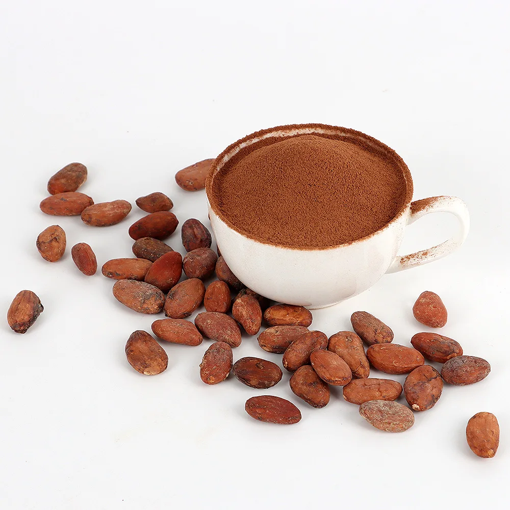 wholesale cocoa powder Direct Sale Alkalized Cocoa Powder JH0101(light brown) Food Ingredients made from West Africa cocoa beans