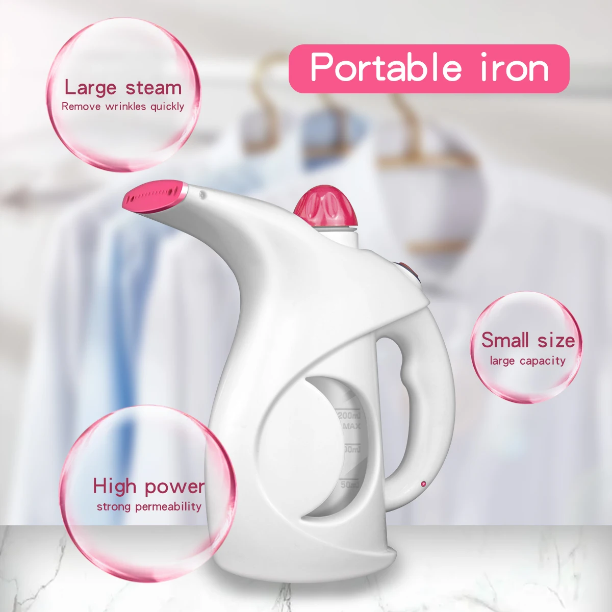 Professional Portable Body Vertical Garment Steamer