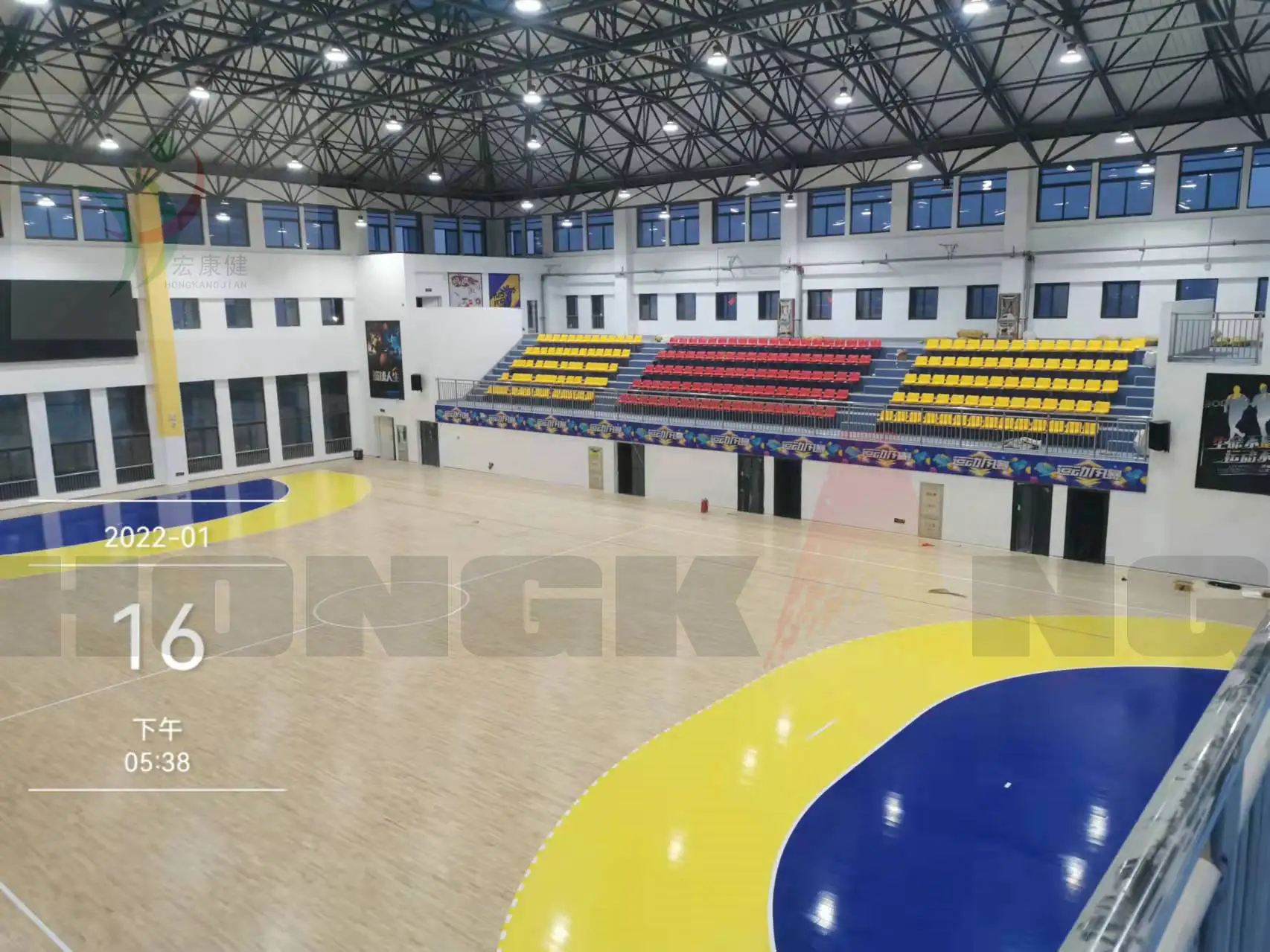 Fiba Indoor Approved Wood Basketball Sports Flooring Synthesis Wooden Court Tile Floor