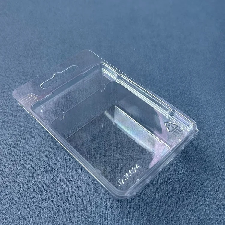 High Transparency Recycled PET Plastic Hinged Clamshell Blister Packaging for Fishing Lure Fishing Hook Tackle