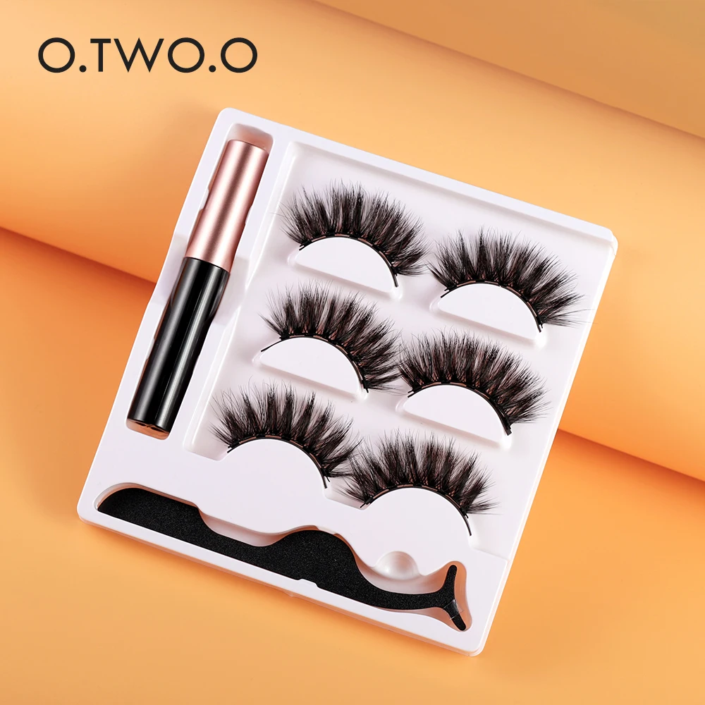 O.TWO.O Hot selling 3D Mink Eyelashes real siberian dramatic mink lashes with custom box