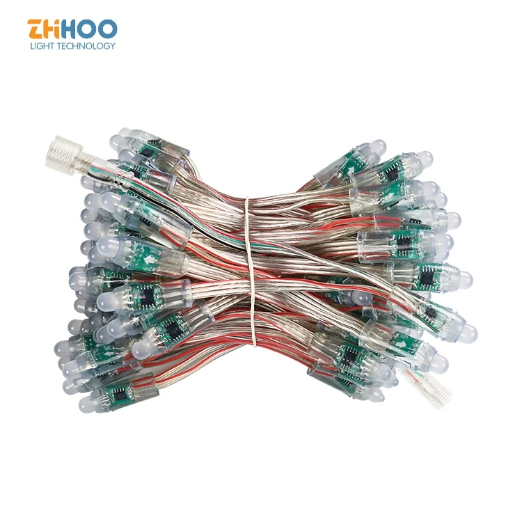 12mm mini pixel point light source DC12V RGB WS2811 high brightness LED Christmas light