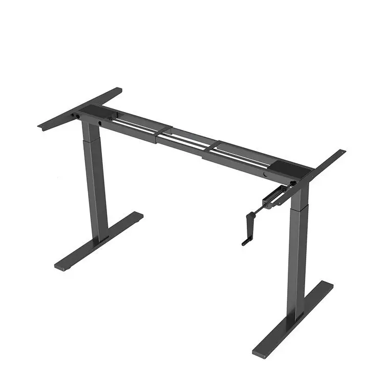 Children Lift Metal Table Leg Base Manual Ajustable Height Hand Crank Table With Lift Mechanism