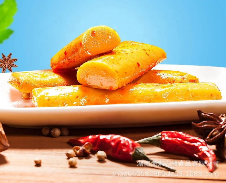 Yumi Xiang box fish fairy shell 360g spicy barbecue flavor domestic soft bomb snacks cross-border hot products