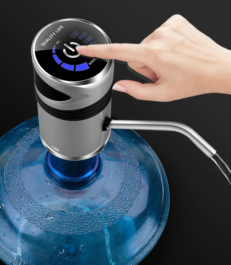 New design smart household Digital display electric water pump 5 gallon bottled touch panel bottle top dispenser