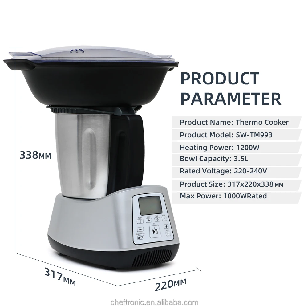Многофункциональная термоварка Thermomix все в одном робот для приготовления пищи суповарка