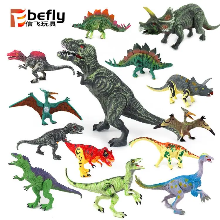 Шарнирные пластиковые игрушечные модели Movablae, реалистичные образовательные фигурки динозавров, от 6 до 9 дюймов, 18 шт.