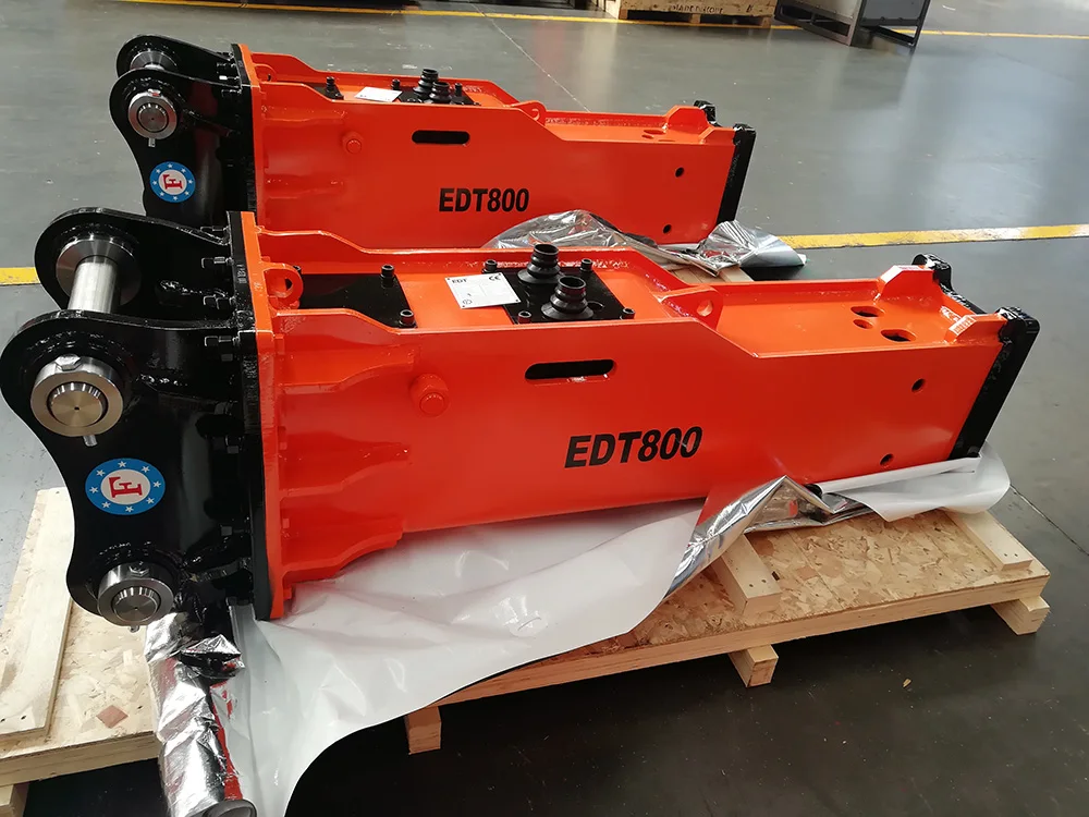 High Quality EDT800 Excavator Hydraulic Rock Breaker Factory Price for 0.8-140ton Good for Construction Machinery
