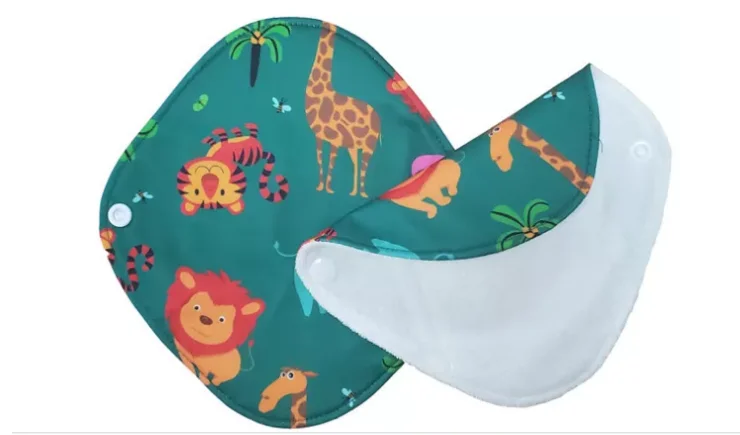 Hot Sale Cloth Sanitary Pads Organic Cotton Reusable Sanitary Pads