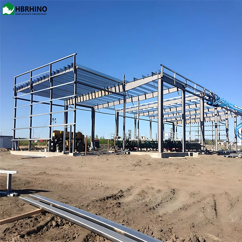 (EPS/PU/XPS/rock wool+) Sandwich Wall Panel Prefabricated Steel Structure Warehouse Prefabricated Warehouse Building