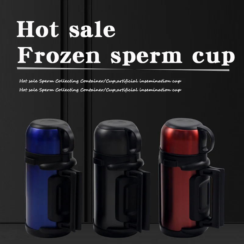 Semen Collection Cup Stainless Steel Plastic Cow Cattle Sheep Frozen Sperm Thawing Cup