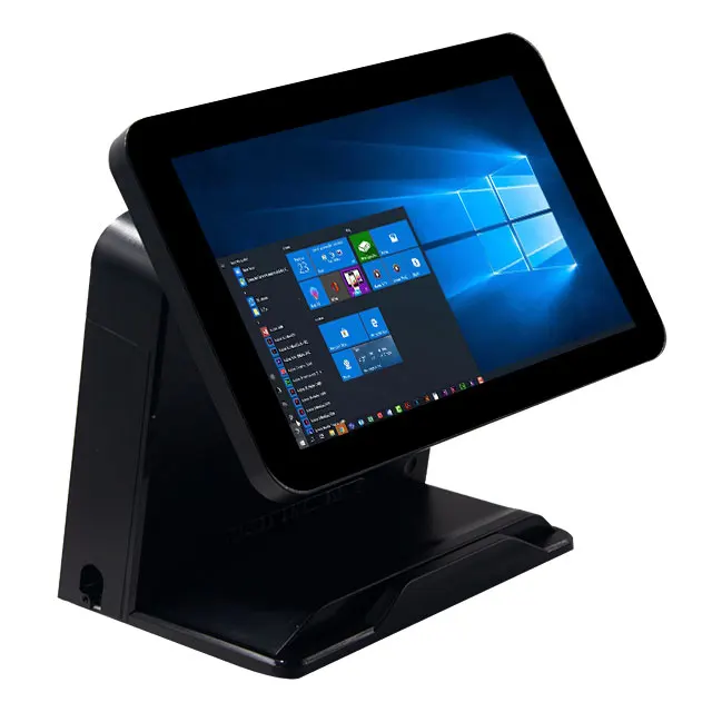 15.6 inch Dual Screen POS System Machine Wi-Fi BT Desktop POS Payment Kiosk 15 inch Single Screen Android for Small Retail