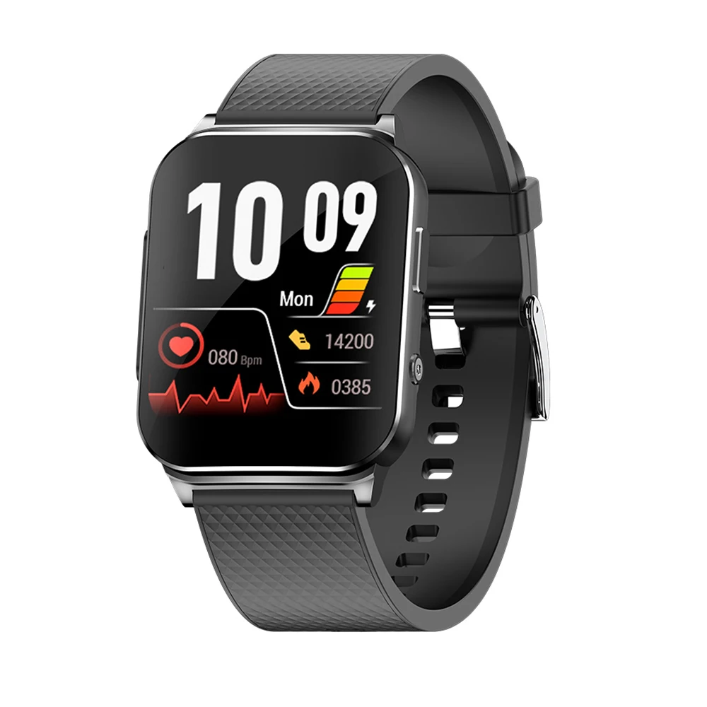 Hot Selling HD Resolution Smart Bracelet Real-Time Temperature Heart Rate Blood Pressure Monitor Fashion Smart Watch For Men
