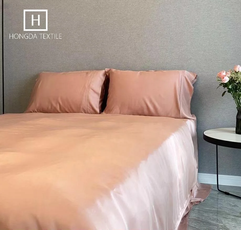 Luxury Soft Breathable Cooling 100% Viscose From Bamboo Bed Sheet Pillowcase Bedding Sets