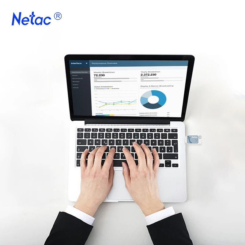 Netac USB Flash Drive 2.0 8GB Student Waterproof Pen Drive USB Disk on Key Pen drive Original Factory OEM service