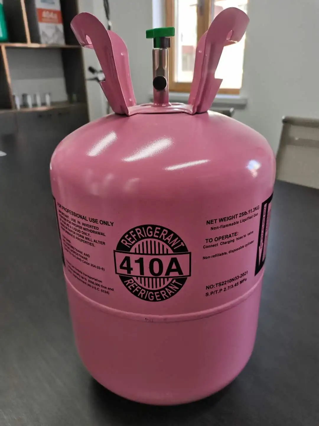 11.3kg packing mixed refrigerant gas 410a with high purity