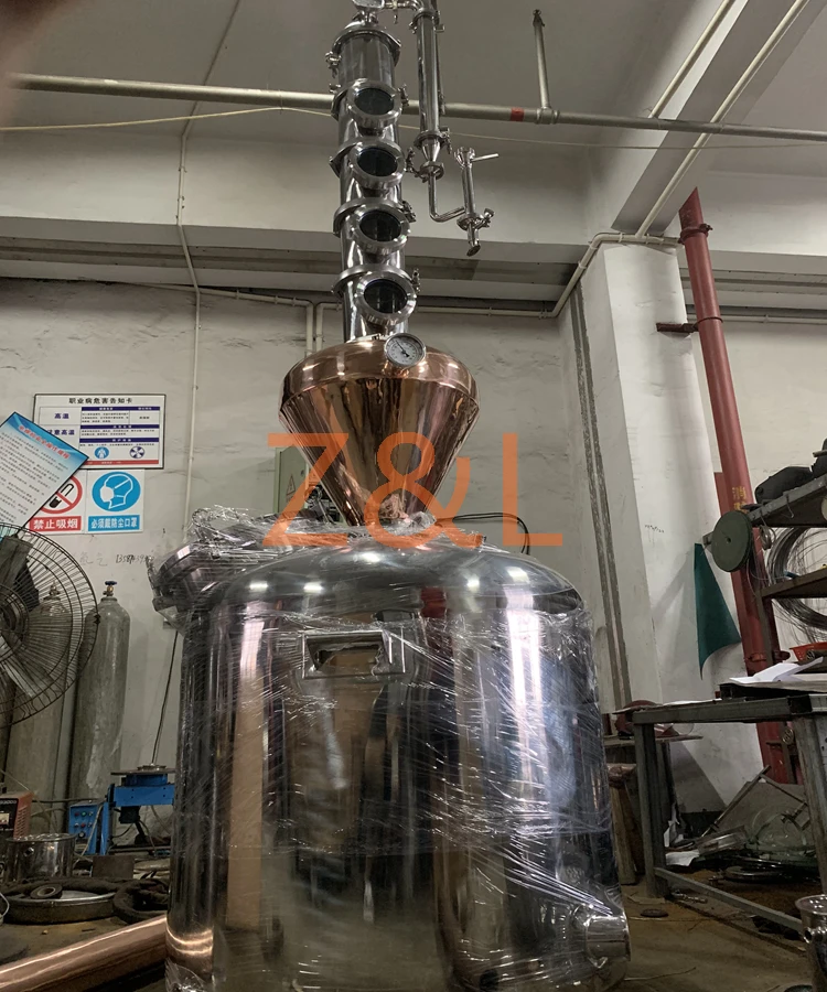 Turn-key 200Lt/26 Gallon Alcohol Distillation Still Equipment Alcohol Distiller beer Making Machine Gin Distillation Sti