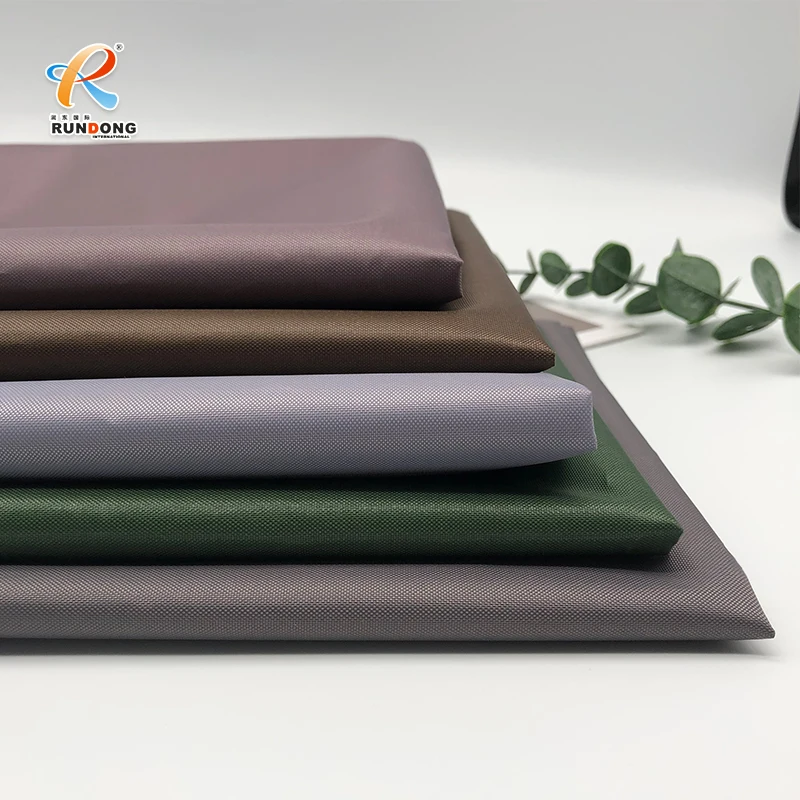 Rundong customized colors 100% Polyester oxford tents fabrics