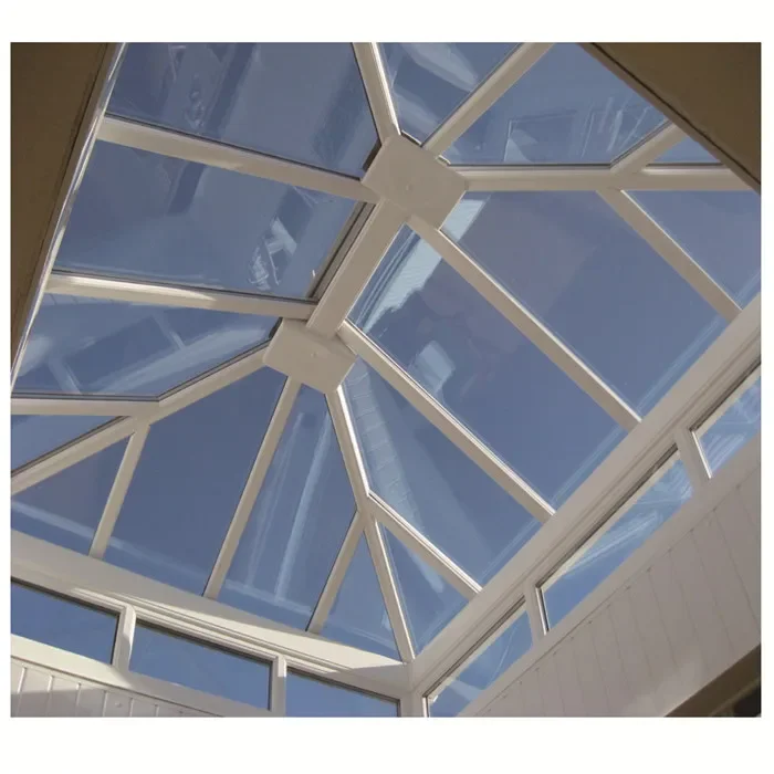 China Manufacturer Roof Window Customized Aluminum Glass Roof Fixed/Swing Window Roof Window With Low-e Glass Skylight