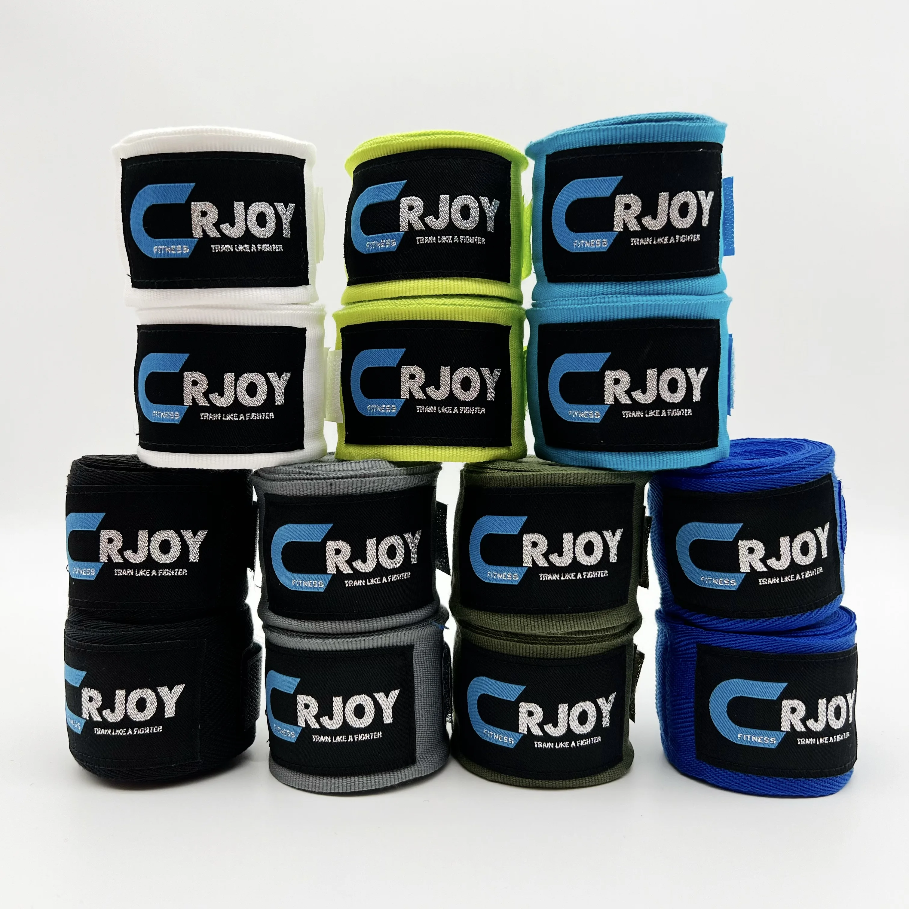 Оптовая продажа с завода полуэластичные боксерские бандажи принтом логотипа на заказ