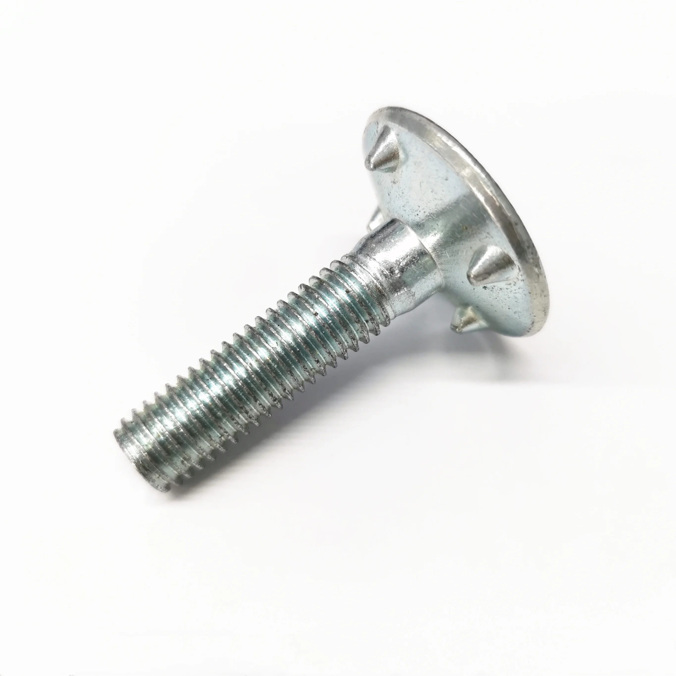 Carbon steel Zinc Plated belt screws fanged elevator bolt with spikes