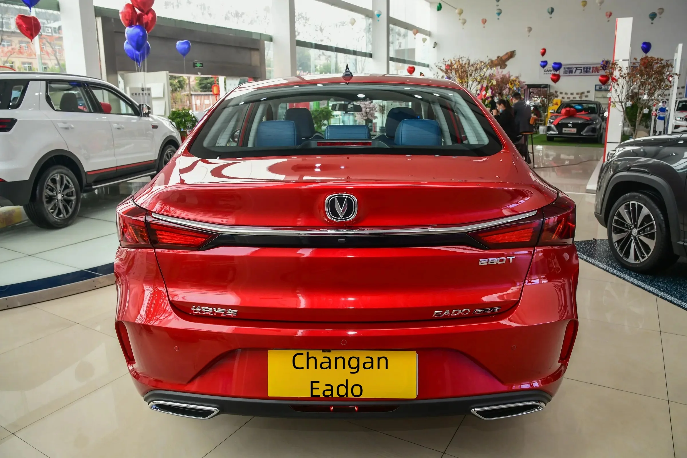 2021 флагманская модель Changan Eado PLUS Blue WHIT NE 1 4 T GDI DCT Подержанный автомобиль автоматическая коробка передач с турбодвигателем кожаные сиденья R17 FWD
