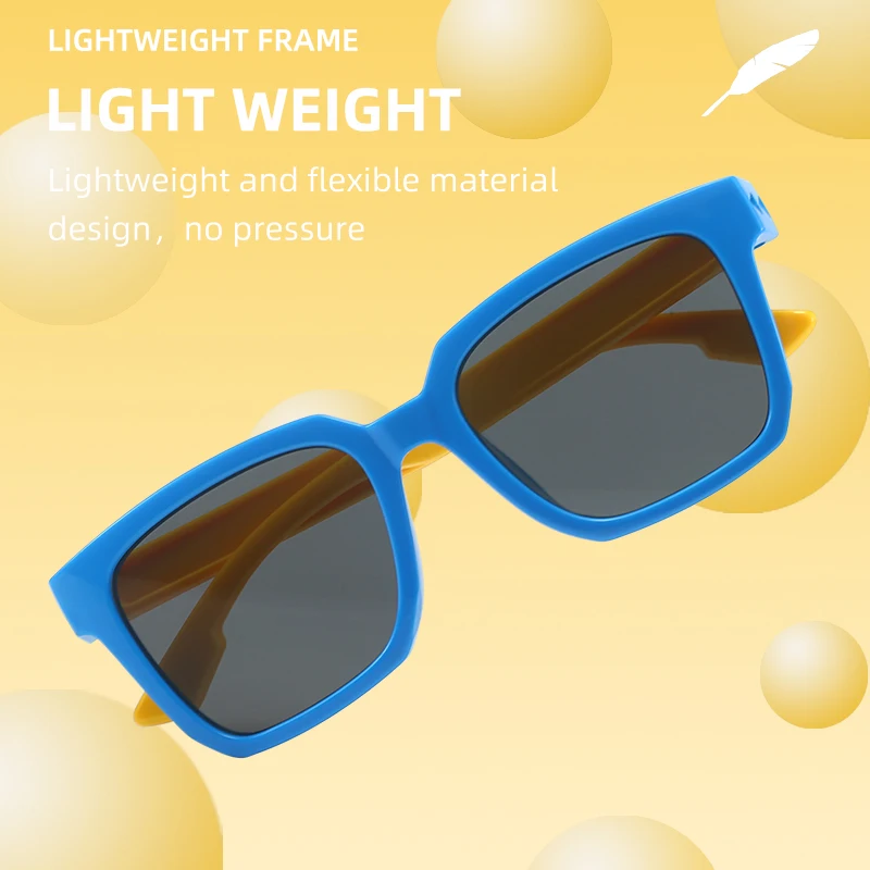 Hot Selling Fashion Trend Manufacturers Wholesale Flexible Kids Eyewear Unisex Children Fancy Sunglasses