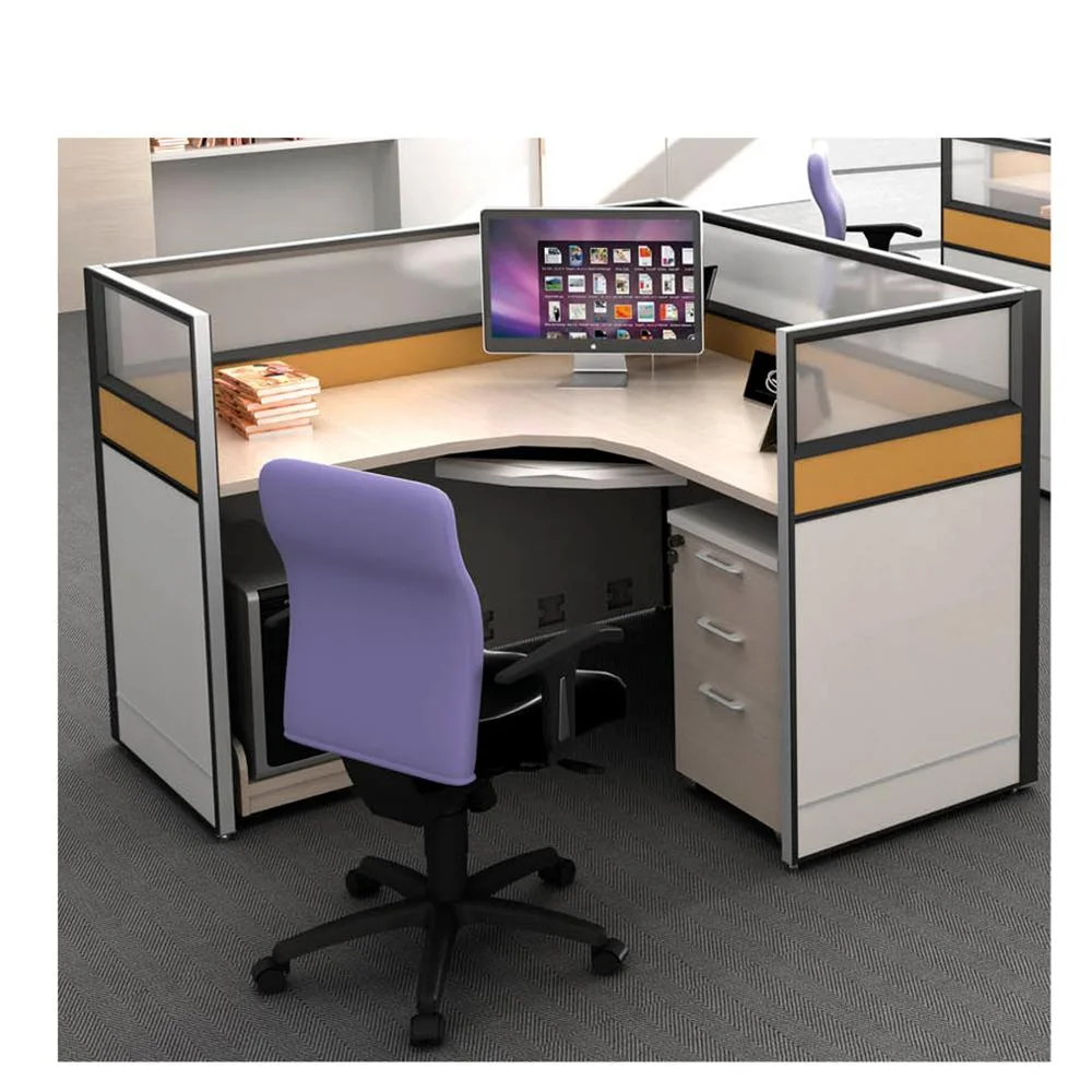 Multi three drawer office furniture beauty organizer computer desk office workstation desk with partition