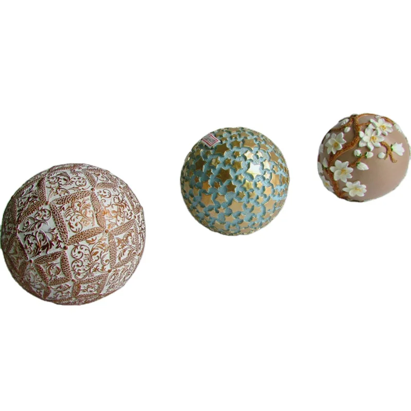 
China Import Items Decor for Home Decoration and Garden Decor Accessory Souvenir Gift Craft Resin Sphere 