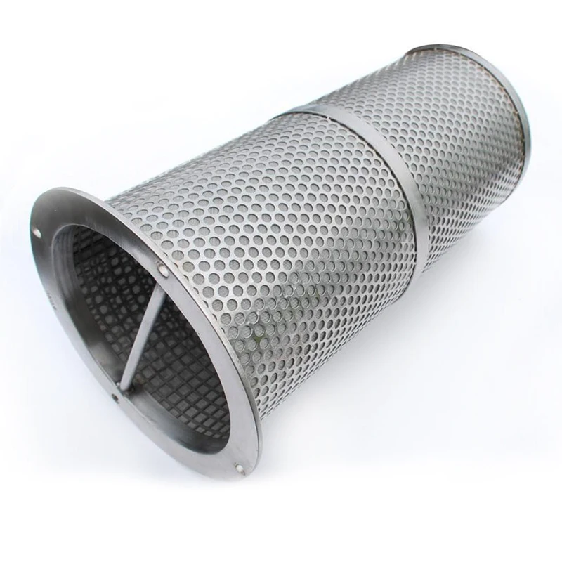 Hot sale stainless steel basket strainer filtering products wire mesh filter tubes