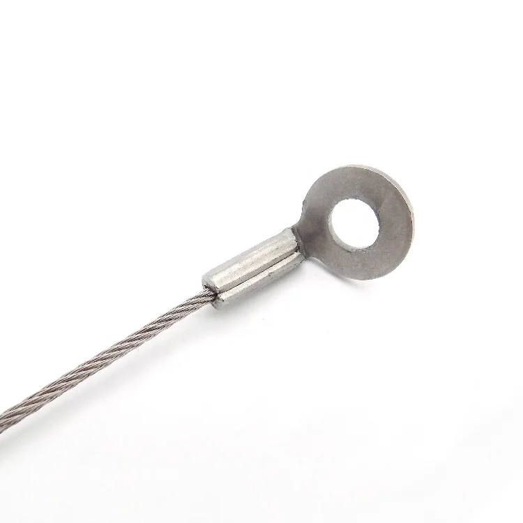 C-Pin snap hook wire rope wires assembly assemblies galvanized steel wire cable with seal ending details