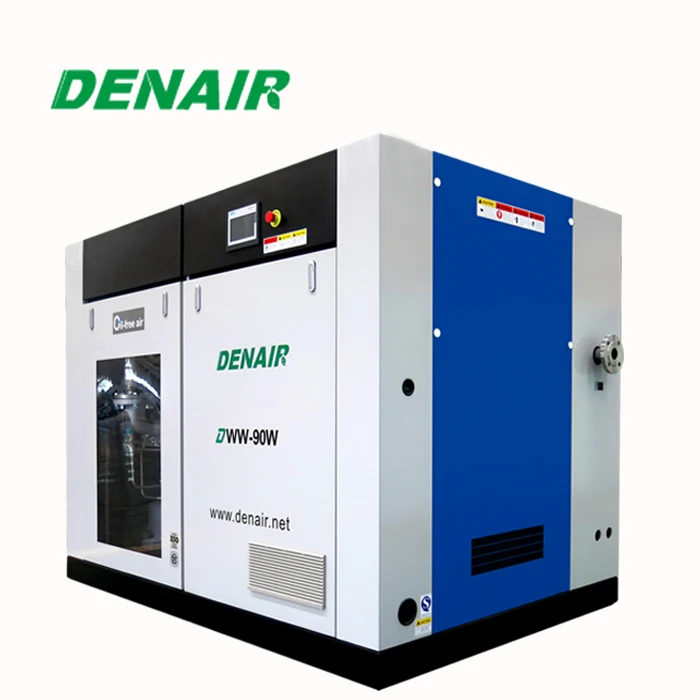 Oil Free 6 Bar Air Compressor for Food Industry Medical Dairy Plant