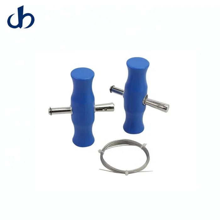 Wire gripping handles for windscreen autoglass repair